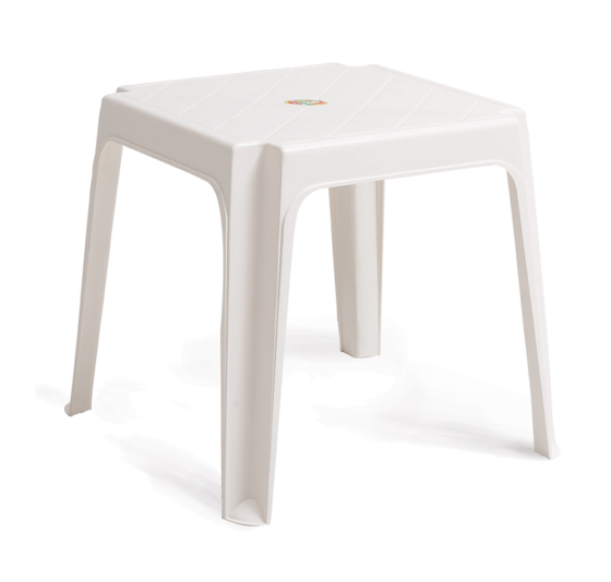 Lara Coffee Table, White 42x42 Nicosia