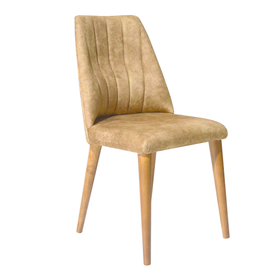 Bouquet Chair, Parma V-60 Fabric Light Brown Nicosia