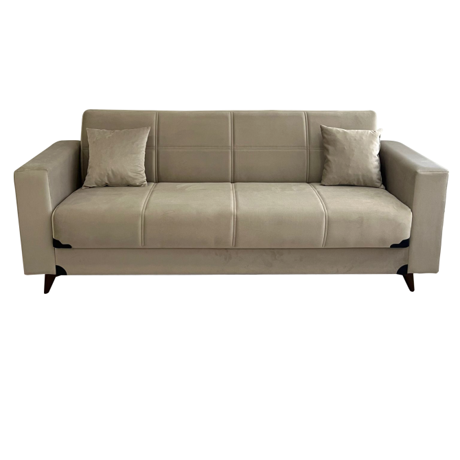 Linda Triple Sofa Bed Armchair Beige JAG 04 Nicosia - изображение 1