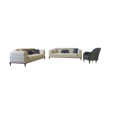 Milan Sofa Set 3+3+1 K:BABYFACE03 B:BABYFACE28 Nicosia - изображение 1