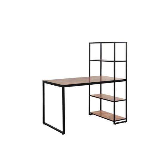 Lavoro Small Desk with Metal Shelves Gazimağusa