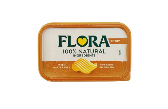 Flora Buttery 100% Natural Ingredients 450g 