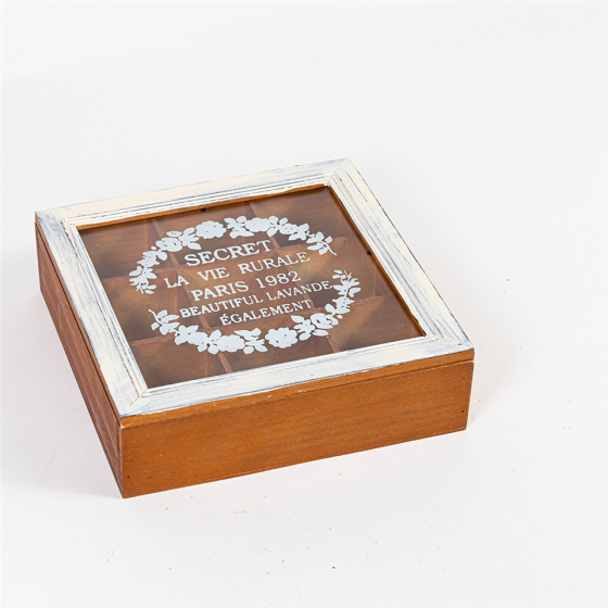 TRQ-590 Decorative Wooden Tea Box Gazimağusa