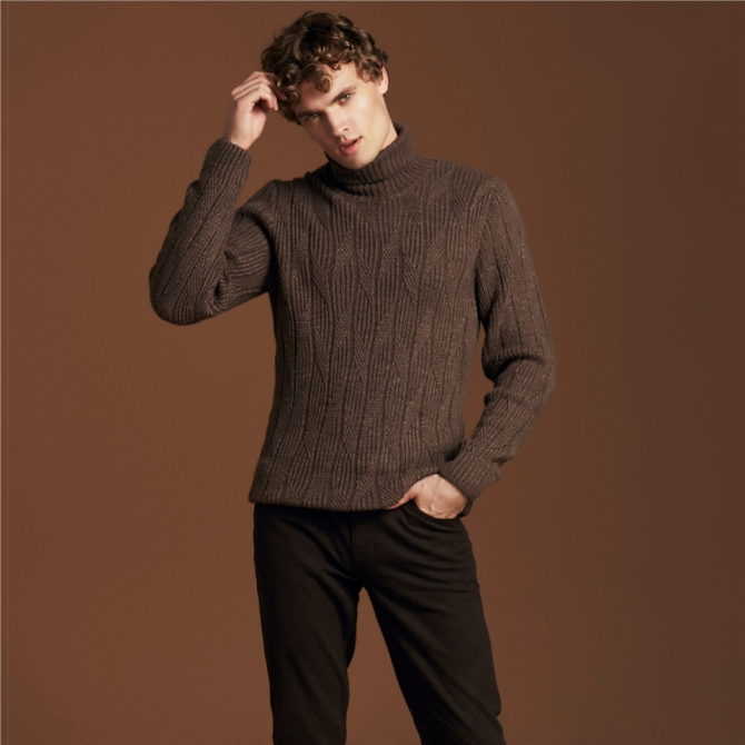 Turtleneck Knitted Sweater  - photo 4