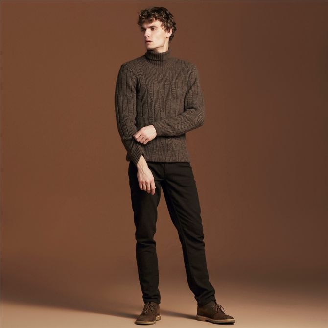 Turtleneck Knitted Sweater  - photo 3