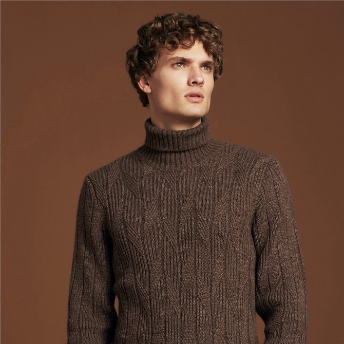 Turtleneck Knitted Sweater  - изображение 6