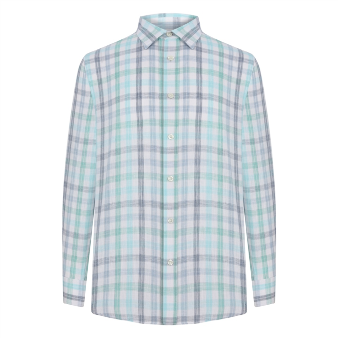 Plaid Patterned Regular Cut Cotton Shirt  - изображение 4