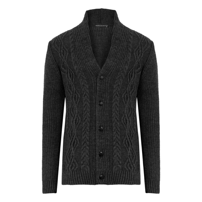 Buttoned Stand Collar Cardigan  - photo 6