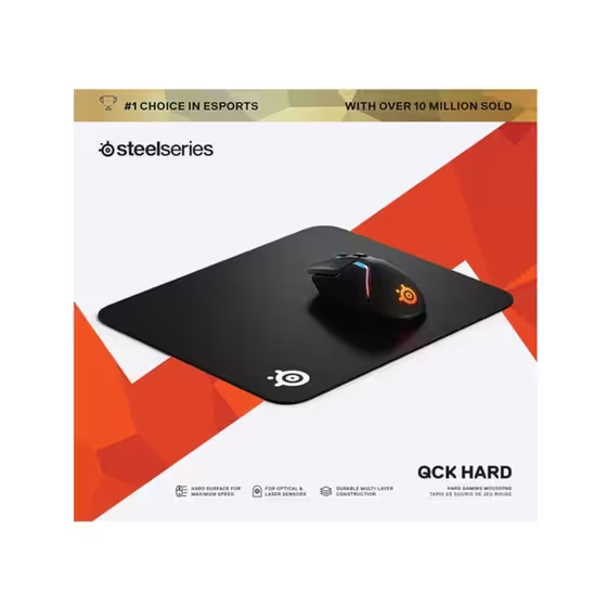 Gaming Mousepad Steelseries QcK Hard Black  - photo 2