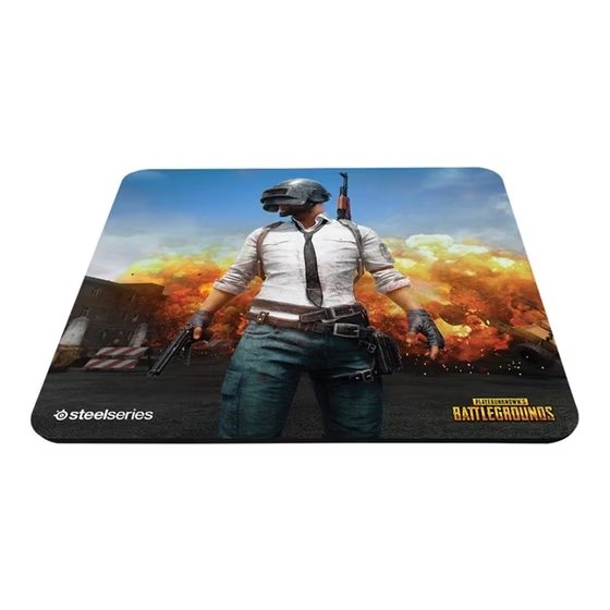 Gaming Mousepad Steelseries QcK+ PUBG Erangel Edition  - photo 2