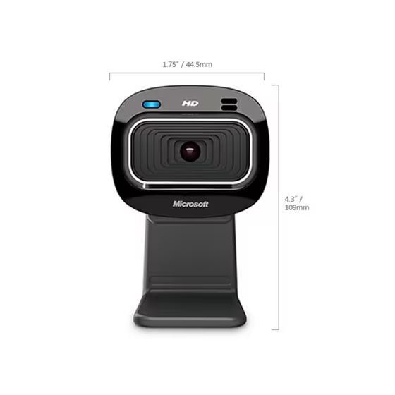 Web Camera Microsoft HD-3000 - Μαύρο  - изображение 5