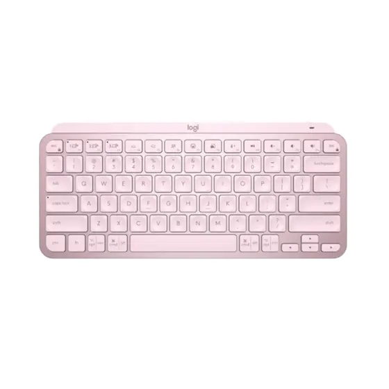 Logitech Wireless MX Keys Mini Minimalist Keyboard- Wireless - Rose 