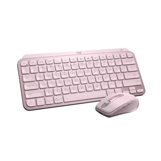 Logitech Wireless MX Keys Mini Minimalist Keyboard- Wireless - Rose  - photo 3