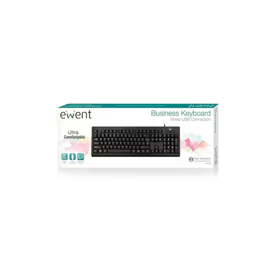 Ewent EW3190 Business Wired Keyboard - Black  - photo 4