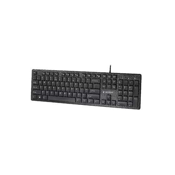 Gembird Chocolate USB Keyboard - Black  - photo 2