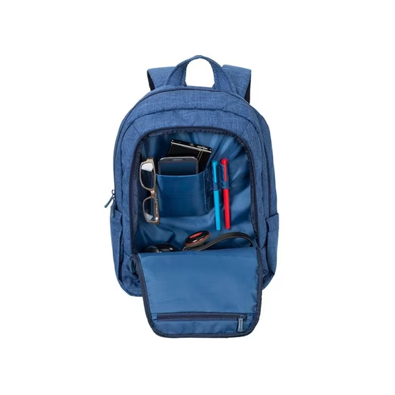 Backpack Laptop Bag 15.6" Rivacase 7560 Canvas Backpack Blue  - изображение 6