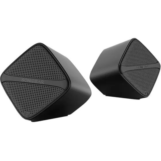 Sonic Gear Cube 2.0 USB Speakers - Black 